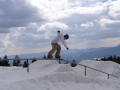 Snowboard tricks, rails, Kartola, Bulgaria
